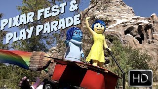 PIXAR FEST  PIXAR PLAY PARADE  DISNEYLAND [upl. by Eskil]