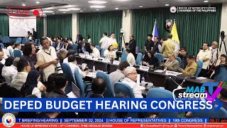 2025 DepEd Budget Hearing  Proposed Department of Education Budget FY 2025 [upl. by Marko]