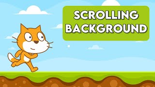 Scrolling Background in Scratch [upl. by Stannfield]