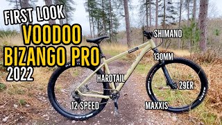 Voodoo Bizango Pro A 12 Speed Hardcore Hardtail Bike Check [upl. by Ahsemit]