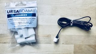 HOW TO AVOID RUSTLE IN YOUR LAV MICS WITH URSA FOAMIES [upl. by Gherlein392]