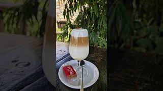 Tenerife Canary Islands drink Barraquito cafe shorts drink [upl. by Asilegna]