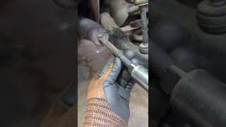 inner tie rod removal mechancial automobile machanical cnc car machine [upl. by Adnolehs]