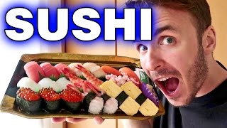 MANGIO SUSHI A CASA A TOKYO  PER VOI [upl. by Ahsaet]