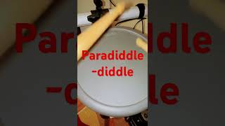 Paradiddlediddle paradiddle practice shorts drumsolo [upl. by Lodi]