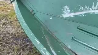 Aluminum Boat Sandblasting Restoration [upl. by Ahseniuq]