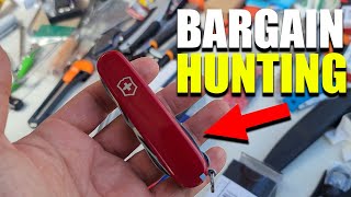 Bargain HUNTING at the FLEA MARKET You won’t believe how much I paid for a Victorinox HUNTSMAN [upl. by Aivax]