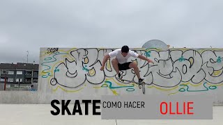 COMO HACER OLLIE EN SKATE [upl. by Acihsay]