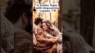 quot4 Zodiac Signs with Unwavering Loyalty 💯❤️ – Are You One of Themquot [upl. by Dorlisa]