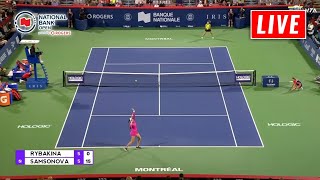 Rybakina vs Samsonova Live Streaming  Canada Open 2023  Elena Rybakina vs Liudmila Samsonova Live [upl. by Alexandre]