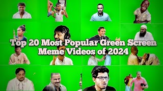 THE 20 MOST POPULAR GREEN SCREEN MEME VIDEOS OF 2024 [upl. by Butterworth]