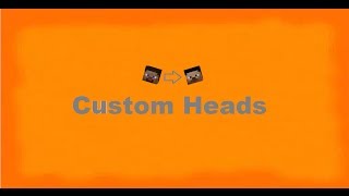 How To Get Player Heads In Minecraft 172 and 18 READ DESCRIPTION no mods [upl. by Notsek]