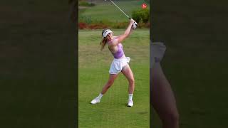 Your favorite golfer Grace charis gracecharis golfshorts [upl. by Rowell613]