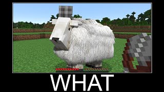 Minecraft wait what meme part 35 realistic goat [upl. by Noeht]