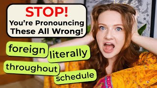 Most Common Pronunciation Mistakes in English ❌ [upl. by Allesor]