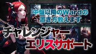 【解説】中盤以降のワードの置き方、意味をチャレンジャーが教えます！チャレンジャーが教えるエメラルド帯の勝ち方！ チャレンジャー サポート【LOL】League of Legends [upl. by Nodla]