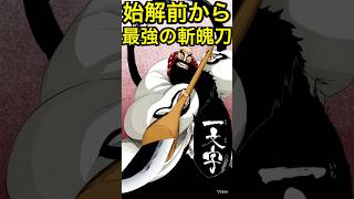 【BLEACH】始解する前から最強の斬魄刀『一文字』 short shorts bleach 千年血戦篇 零番隊 兵主部一兵衛 [upl. by Standford413]