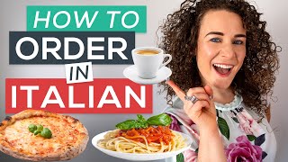 How to Order Food and Drinks in Italian 🇮🇹 FREE PDF Italian for Beginners [upl. by Phares973]