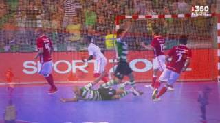 Supertaça de Futsal 2016 Sporting CP 2x3 SL Benfica [upl. by Nesral977]