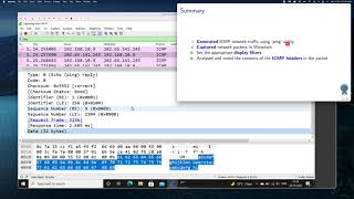 Wireshark  03  Simulate and analyse ICMP packets [upl. by Lechar]