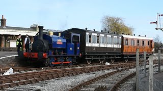 Buckinghamshire Railway Centre  February 19th Half Term Steaming 2023 [upl. by Neerbas]