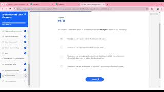 IBM  INTRODUCTION TO DATA CONCEPTS  FINAL QUIZ ANSWERS quizanswers ibm [upl. by Aliekat]
