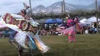 Fancy Shawl Dance Taos Powwow [upl. by Aisset106]