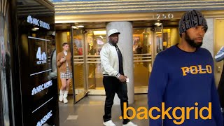 50 Cent exits the NBC Rockefeller studios Following Jayz Allegation in New York [upl. by Amersham]