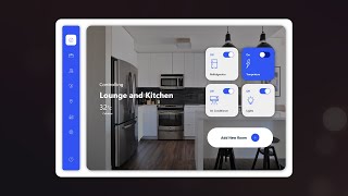 C WPF UI  How to Design Smart Home App in WPF [upl. by Suhpoelc]