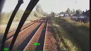 Vancouver bound commuter train collisionWest Coast Express hits loader [upl. by Ginsburg]