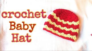 1 year Baby Crochet Hat  crosia se hat banaa  Crochet Hat for 1 Year Baby Girl  Easy Tutorial [upl. by Giarc]