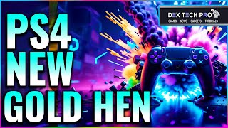 New Gold Hen for New PS4 Jailbreak  Full and Fast Tutorial [upl. by Akimak]