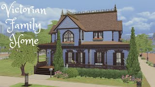 Victorian Family Home  Sims 4  Speed Build [upl. by Eerual569]