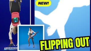 Flipping Out Fortnite Emote Dance NEW [upl. by Marlette]