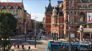 Leidseplein Marnixstraat Amsterdam street view [upl. by Mckenzie]