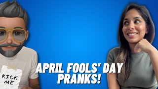 FOOLISH Pranks on TRID  Sheena Melwani  April Fools Day [upl. by Urdna128]