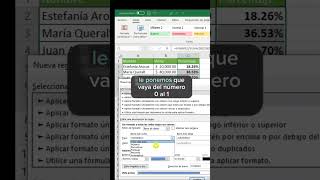 🔥Formato porcentajes en Excel excel exceltips consejos exceltutorial trucos tutorial tips [upl. by Nailil]