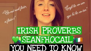 IRISH PROVERBS SEANFHOCAIL YOU NEED TO KNOW [upl. by Etnomal]