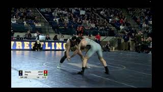 184lbs David Key Navy vs Dillon Sheehy Army [upl. by Luo]