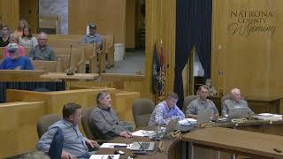 Natrona County Board of County Commission Meeting  August 6 2024 [upl. by Eannyl602]