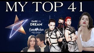 Eurovision 2019  My Top 41 [upl. by Nylrahs445]