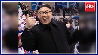 Kim JongUn Impersonator Gatecrashes Winter Olympics  Intl News [upl. by Dona]