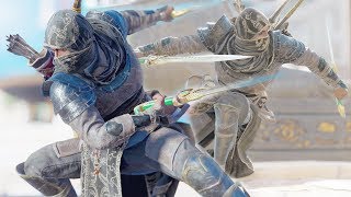 Assassins Creed Origins Stealth Gameplay amp Action kills Black Hood Outfit Playstation 4 [upl. by Arevle842]