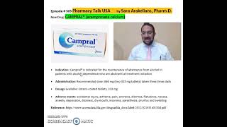 CAMPRAL® acamprosate calcium abstinence from alcohol [upl. by Enomed]