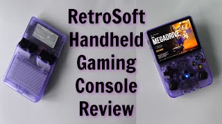 RetroSoft handheld gaming console review Perfect for Christmas Retro playstation Nintendo [upl. by Eladnyl834]