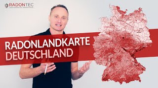 Die Radonlandkarte Deutschlands Was du unbedingt wissen musst  RadonTec [upl. by Velick561]