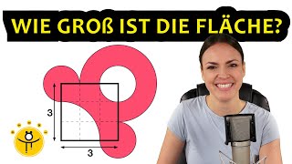 Wie groß ist die Fläche – Geometrie Rätsel [upl. by Suiluj226]