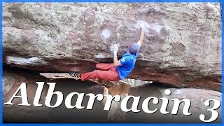 First Snow First 7B  Albarracin Bouldering 3 [upl. by Mathe367]