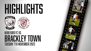 HIGHLIGHTS  Hereford 10 Brackley Town [upl. by Minardi861]