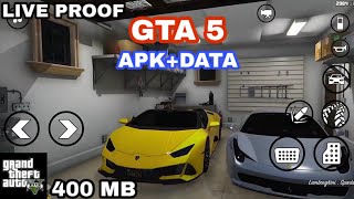 Download GTA 5 On Android APKDATA [upl. by Sirtimed]